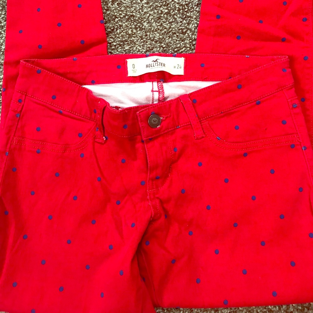 HOLLISTER POK A DOT SKINNY JEANS